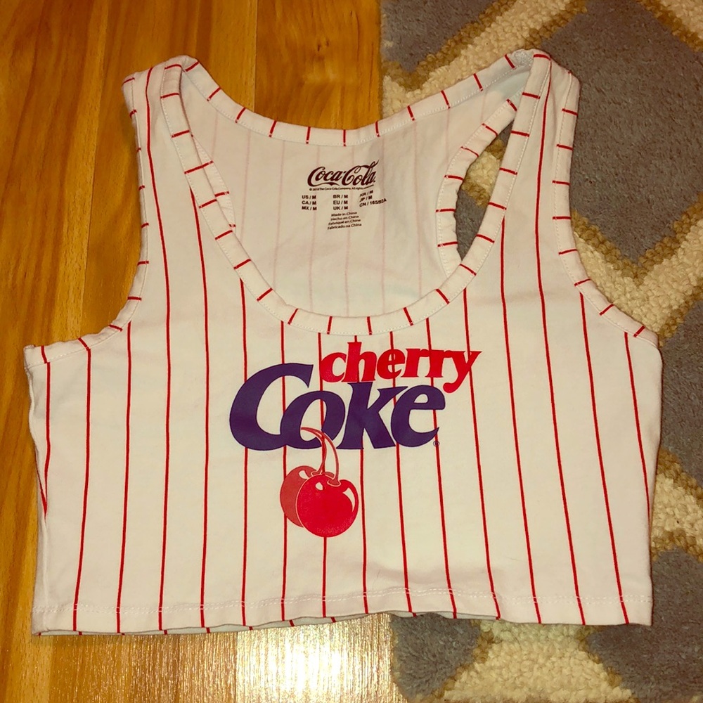 Cherry Coke Crop Top
